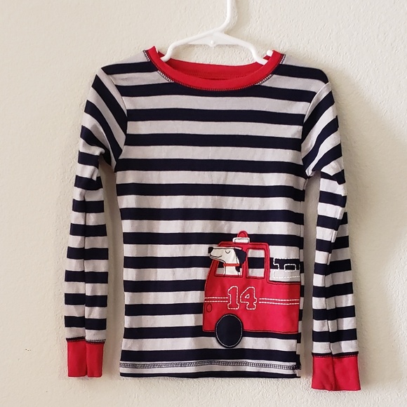 Carter's Other - NWOT Carter's Striped Firetruck Shirt